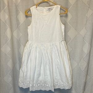 Vineyard Vines NWOT Girls White Knee-Length Eyelet Sundress